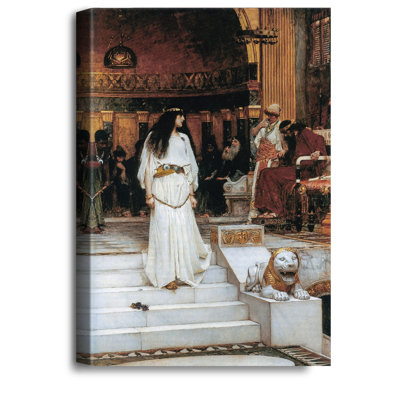 Mariamne Leaving the Judgment Seat of Herod by John William Waterhouse Painting Reproductions,Giclee Canvas Prints Wall Art for Home Decor