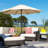 9FT Patio Umbrella Market Umbrella with Push Button-111781681