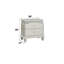 Table de chevet Maverick Platinum