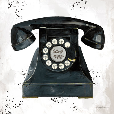 Graffiti Telephone - Wrapped Canvas Print