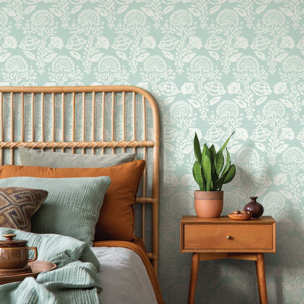 Kalaila Self-Adhesive Wallpaper Roll, Mint