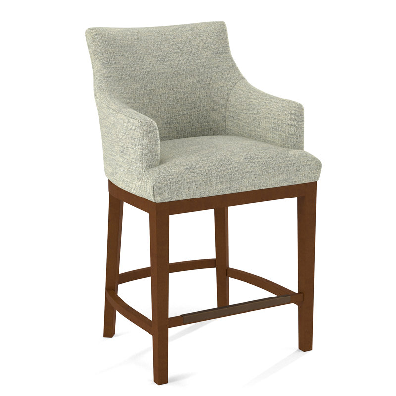 Upholstered Counter Stool, English Saddle, 61698-88