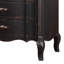 Table de chevet, finition noire antique