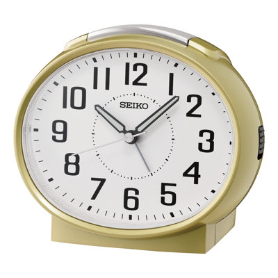 QHK059GLH Basic Alarm Clock, Golden