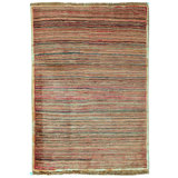 Hand Knotted Wool Area Rug in Multi