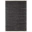 Herringbone Black Handwoven Cotton Rug-41080247