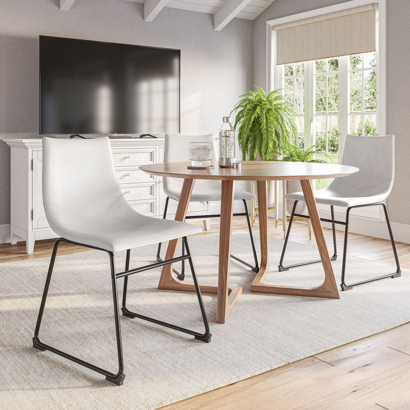 Chaise Mainville, Petit tabouret (siège d'une hauteur de 18,9 po), Blanc
