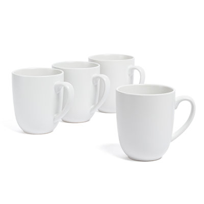 over&back Coupe Semi-Matte Hand-Finished Stoneware Mugs