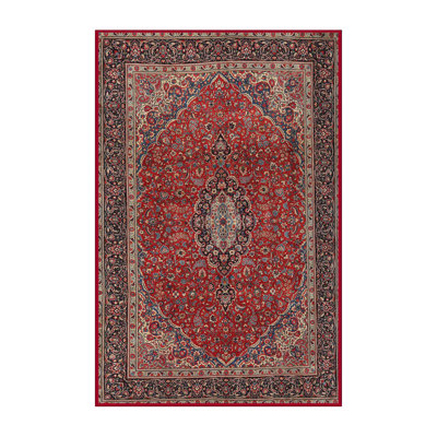 Tapis oriental rouge / beige / brun Zunairah