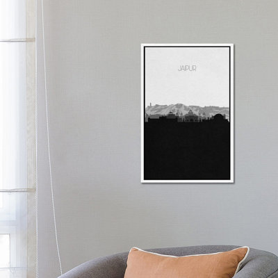 Jaipur, India City Skyline by Ayse Deniz Akerman - Print on Canvas