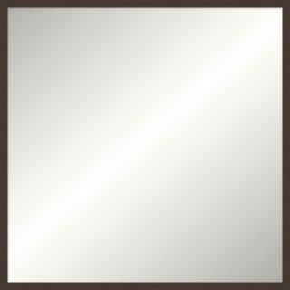 Davenport Solid Wood Mirror, Square, 37.75" x 37.75", Taupe