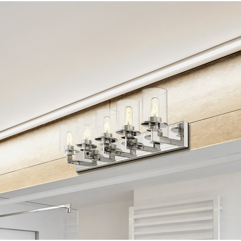 Attah 5 - Light Dimmable Vanity Light, Chrome