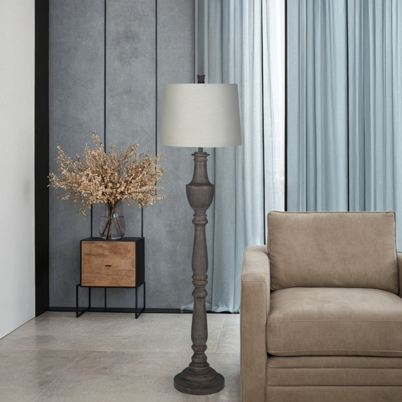 Polyresin 70" Floor Lamp