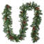 9ft. Pine Cone Garland with Clear Lights
