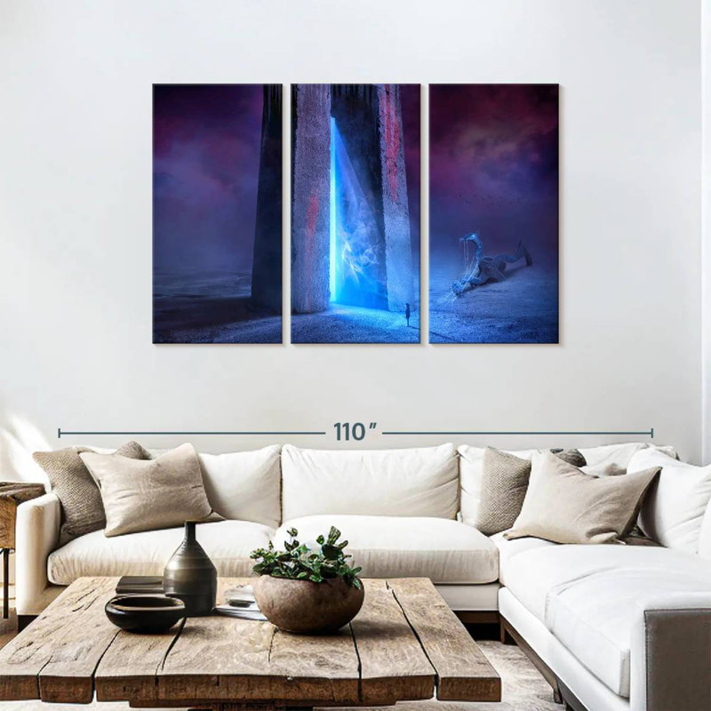 Kelan Time Gate, 48" H x 74" W