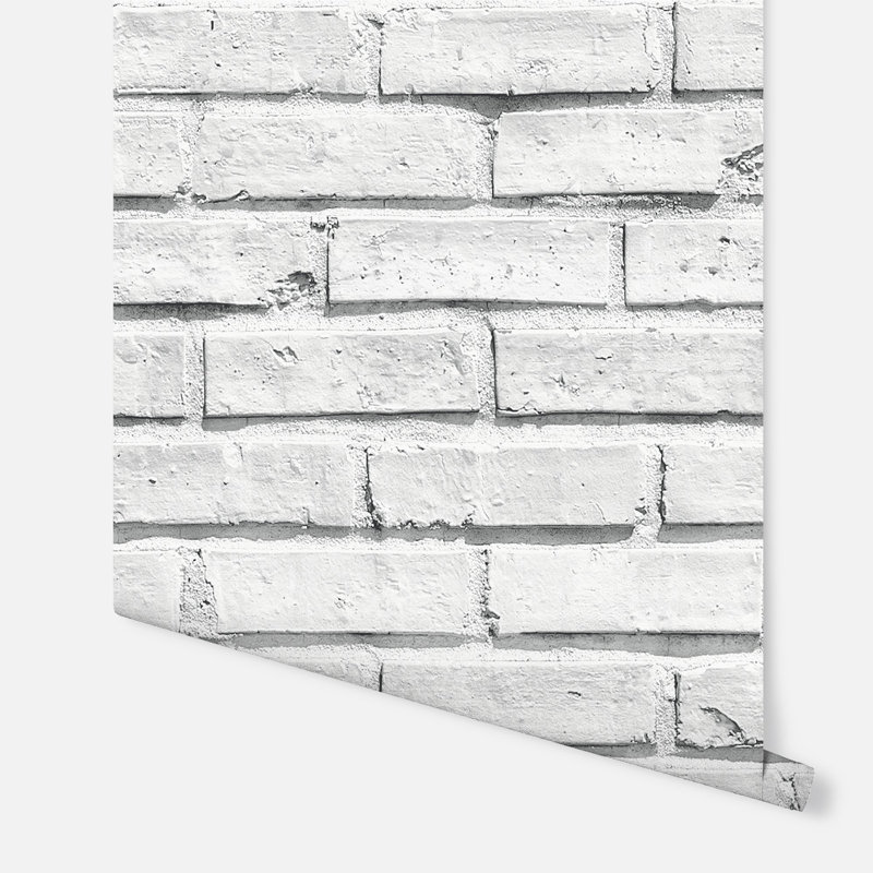 Papier peint Abner, Blanc