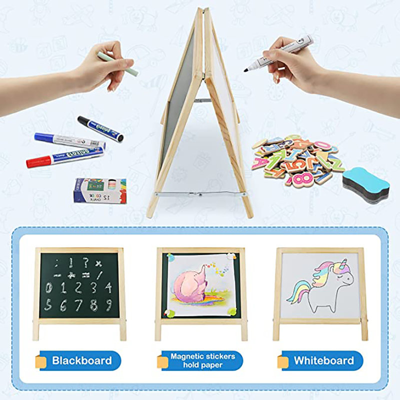 Bratcher Isabelle & Max Folding Wood Board Easel