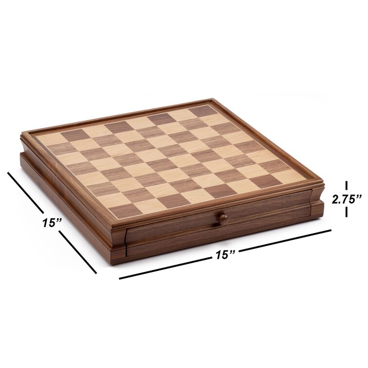 Round 3-in-1 Game Set - Chess, Draughts & Chinese Checkers