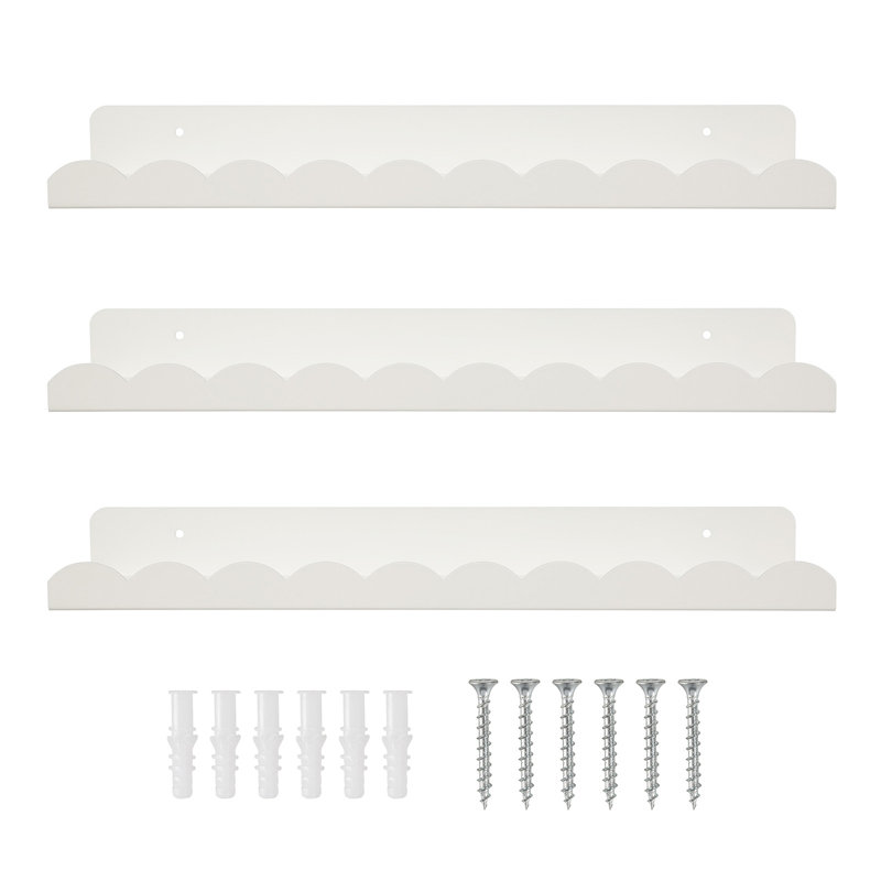 3 -Piece Iron Floating Shelf