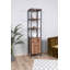 Étagère à livres en métal H 63,86 "x l 14,96" Zulema