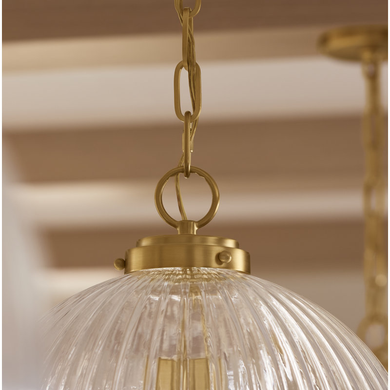 Embra By Studio McGee 10 in. Pendant, Brushed Moderne Brass