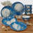 Certified International Playa Shells Set Of 4 Canape Plates