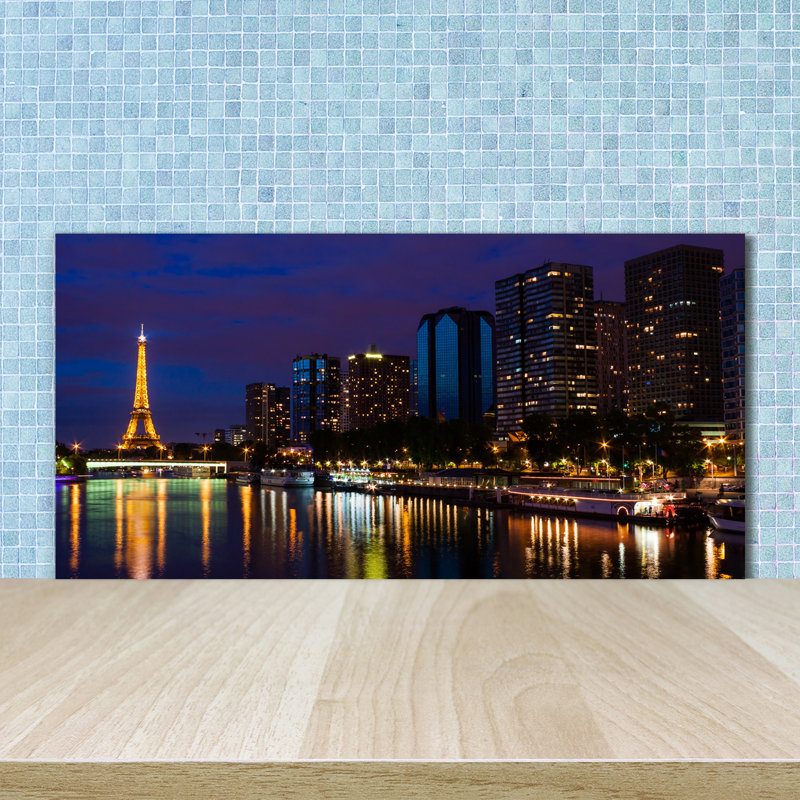 50cm W x 100cm L Glass Peel and Stick Panel