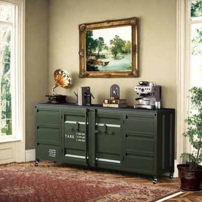 Industrial Style Vintage Container Cabinet by Williston Forge