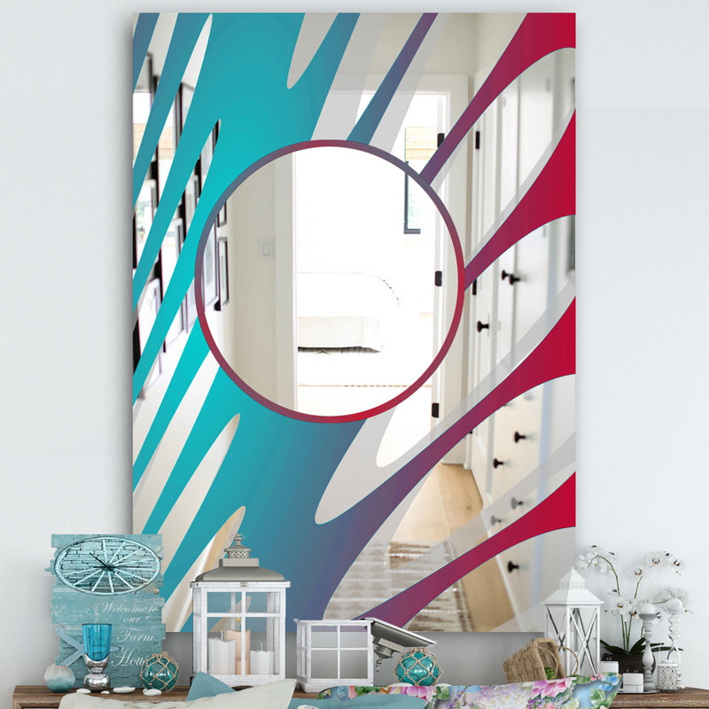 Miroir mural Swirls, H 24 po x l 32 po