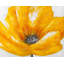 Napperon jaune en polyester floral