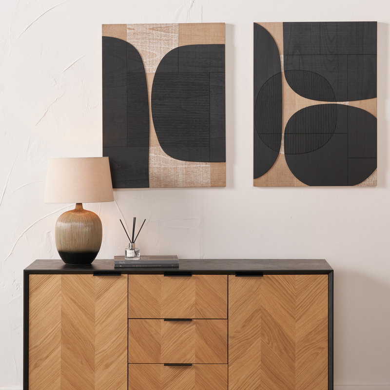 2 Piece No Frame Set on Canvas
