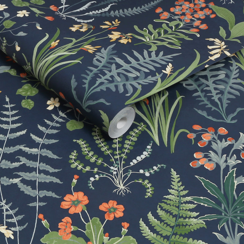 Graham & Brown Oshibana Blue Wallpaper