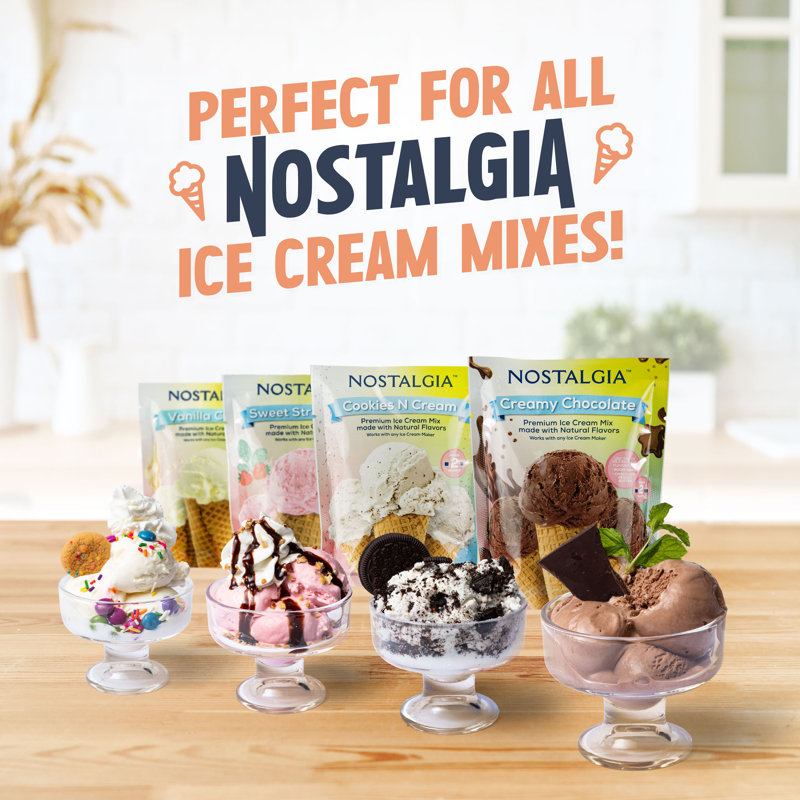 Nostalgia 1.5 Pint Electric Ice Cream Maker