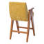 Tabouret de comptoir rembourré avec accoudoirs Kyajah-1931962086
