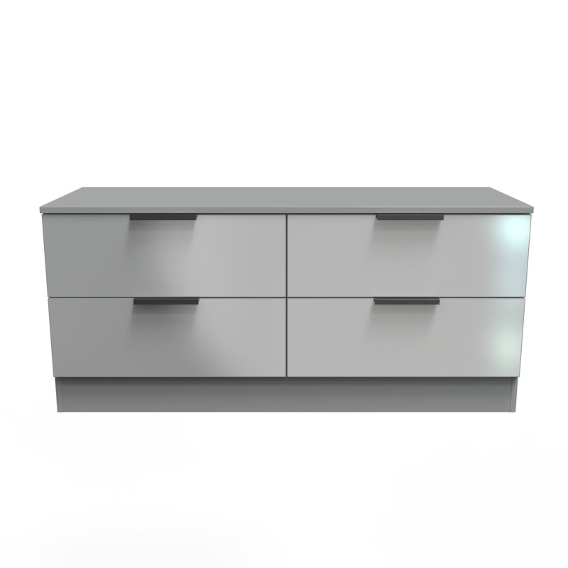 Bernardita 110 cm W Chest of 4 Drawers