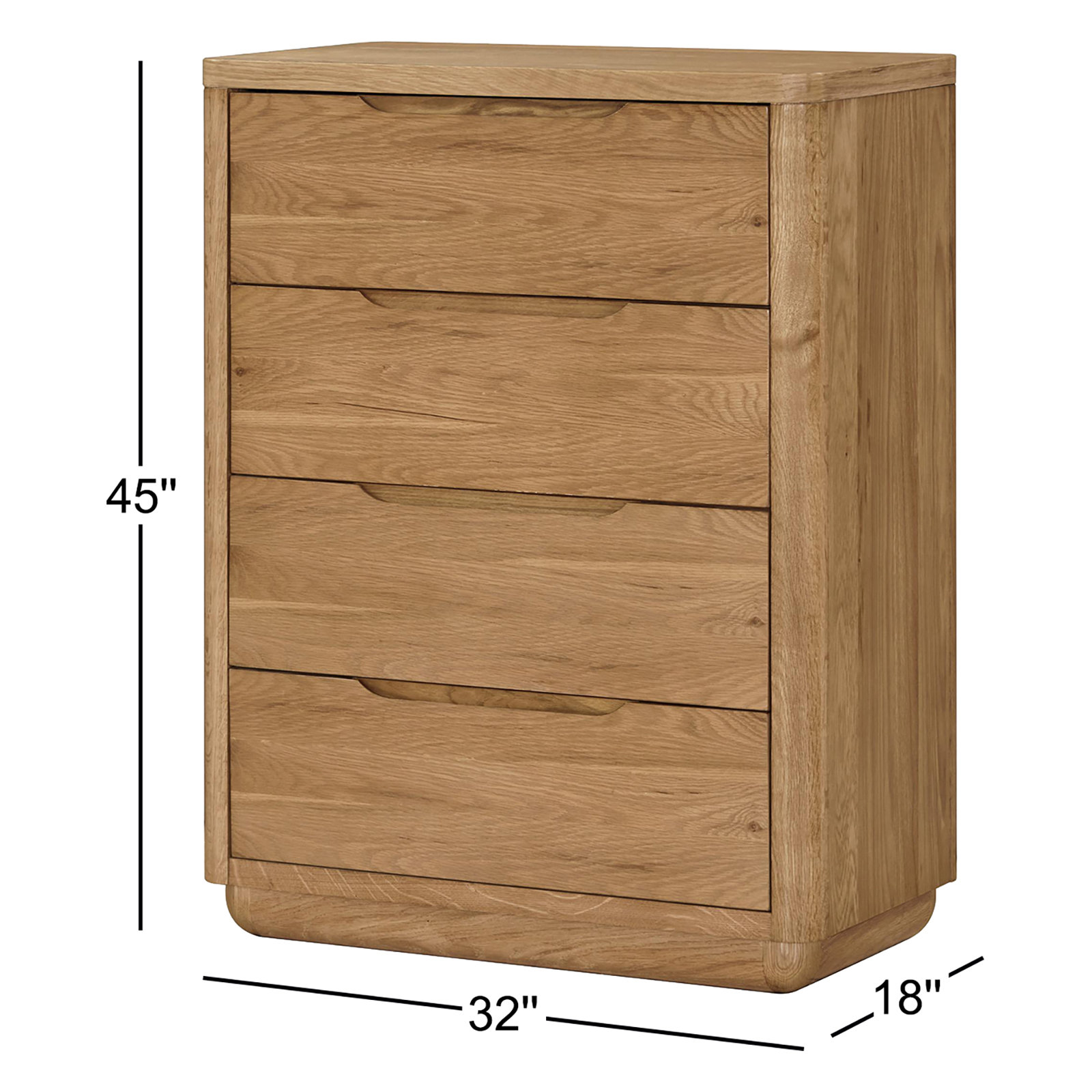 Tramore 32" Oak Dresser