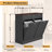 40 in. W x 14 in. D x 36 in. H Ready to Assemble Floor Base Tilt-Out Trash Kitchen Cabinet with 2-Drawer Trash Can not included-108845592