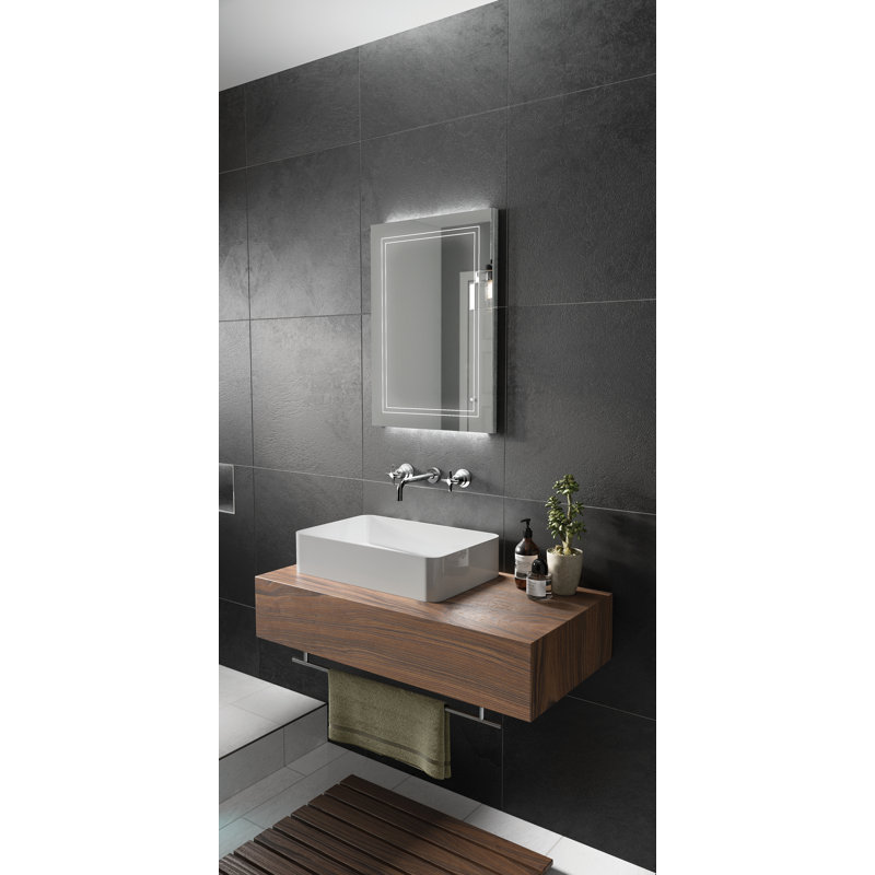 Outline Flat Wall Mirror, 60 cm H x 80 cm W