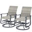 Ensemble de 2 fauteuils oscillants d'extérieur Outsunny