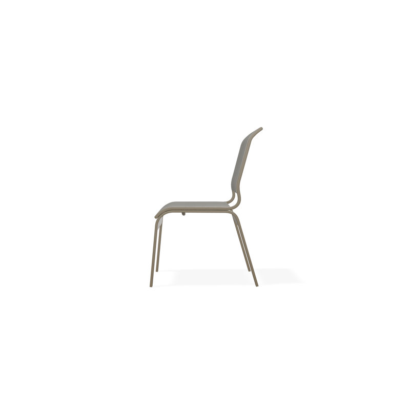 Aruba II Outdoor Dining Chair, Beachwood, Augustine Oyster