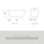 Lussari 60" x 28" Freestanding Soaking Bathtub-1944456027