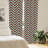 Circle Geometric Semi-Sheer Rod Pocket Curtain Panels-45201922