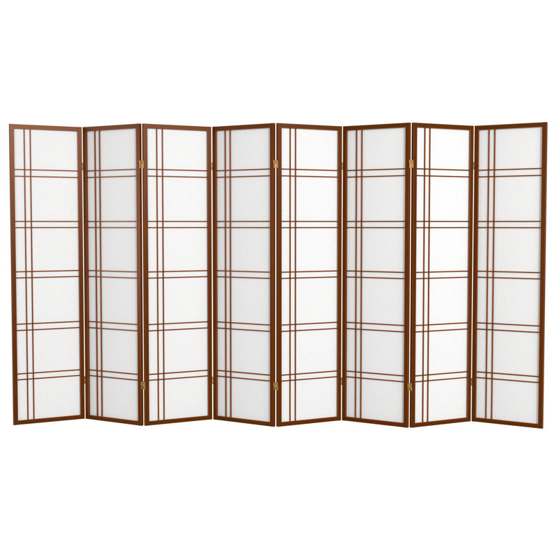 Cloison en papier de riz pliable Keitez, Naturel, 8