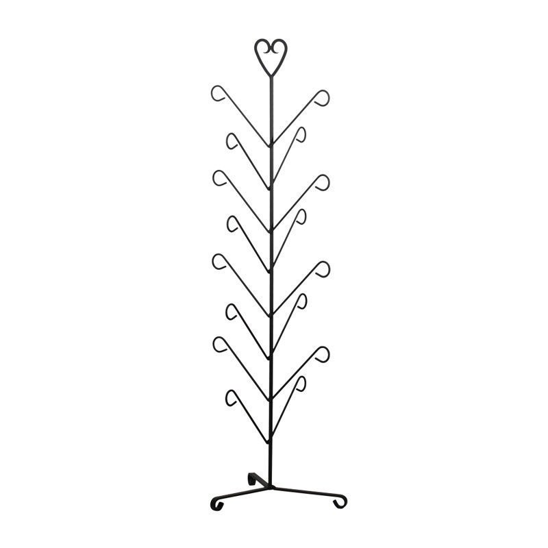 Delong Iron Freestanding 16 - Hook Coat Rack