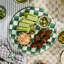 Emerald Check Cheese Course