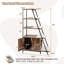 Meuble de rangement pour chat 2-en-1 pour animaux de compagnie-32964474