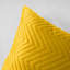 Embossed Quilted Chevron Decorative Cushion Cases - Set of 4 Modern Couch & Bed Décor Velvet Throw Pillow Covers -1445369876