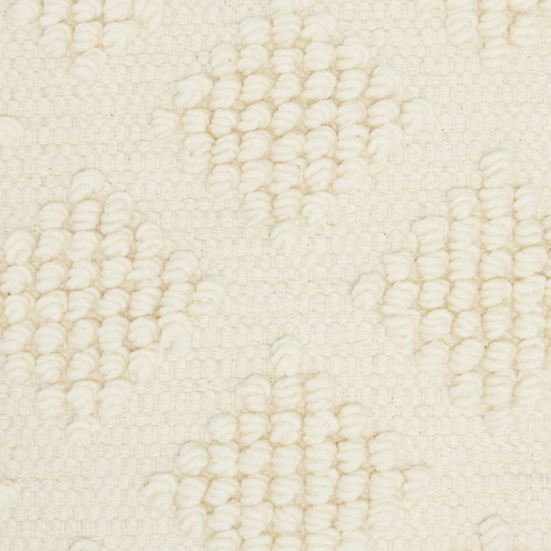  Housse de coussin carré et insert, Ivoire