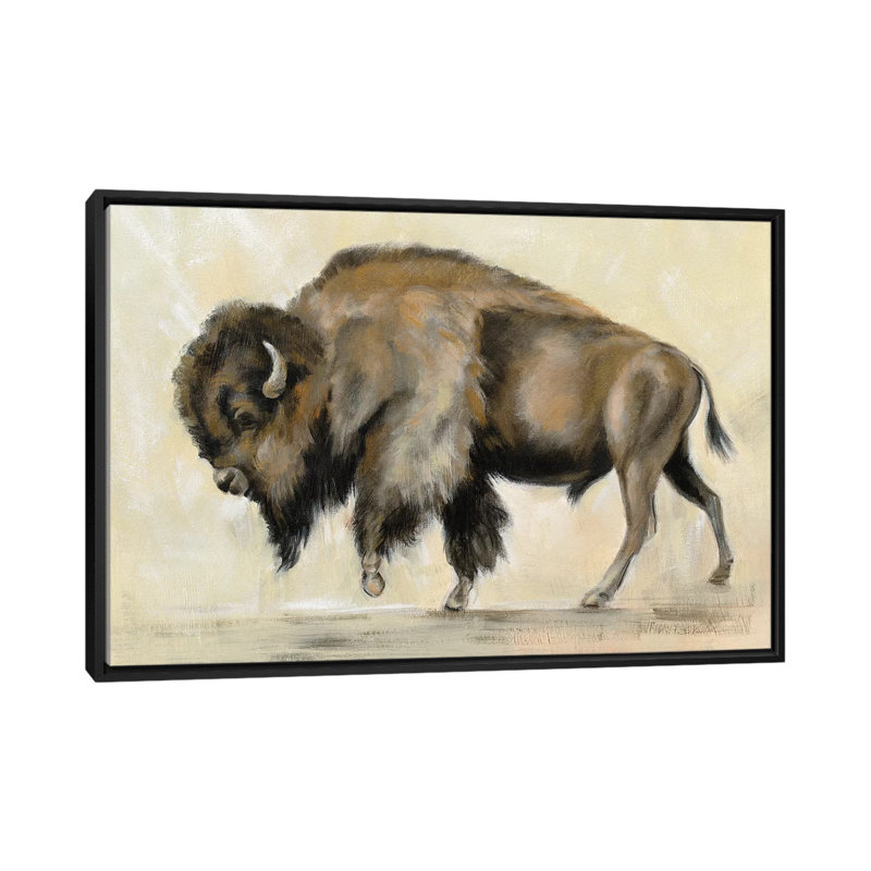 Bronze bronze par Silvia Vassileva - reproduction d'art, H 18 po x l 26 po x P 1,5 po, Toile avec cadre noir, Pas de tapis