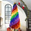 Arbre de Noël spirale arc-en-ciel de 6 pi avec 1248 pointes-1134599652